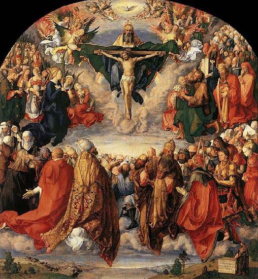 Albrecht Durer The Adoration of the Trinity China oil painting art